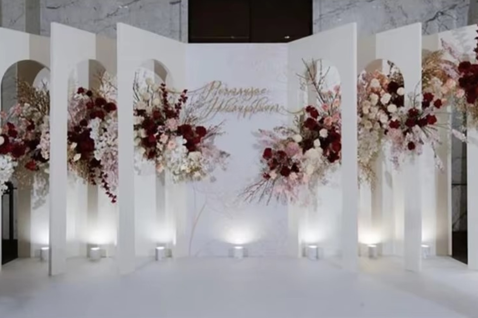 Fanned Arch Backdrop