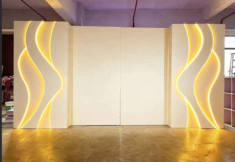 Flowing LED Backdrop