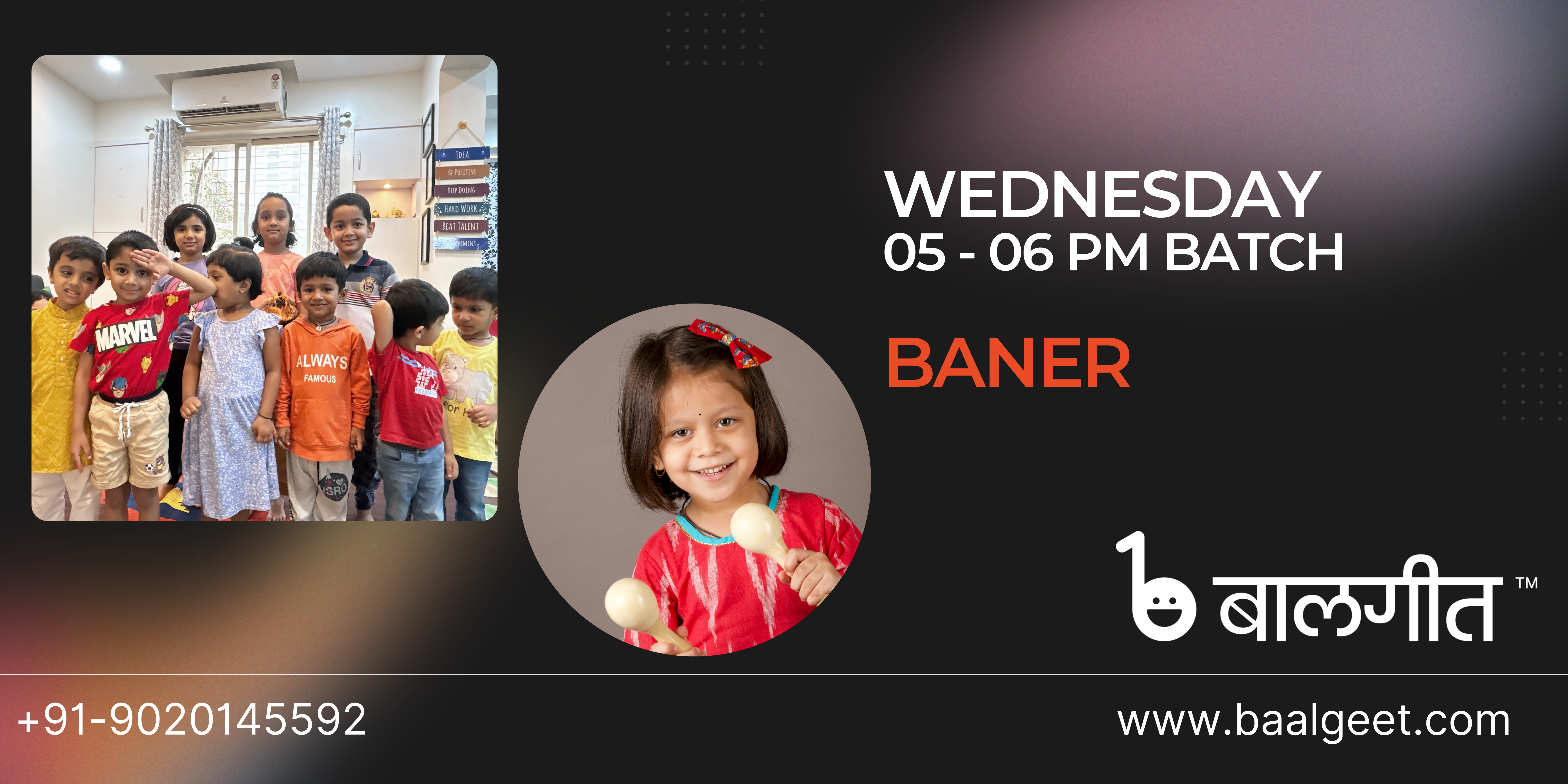Baner Wednesday 5-6 PM