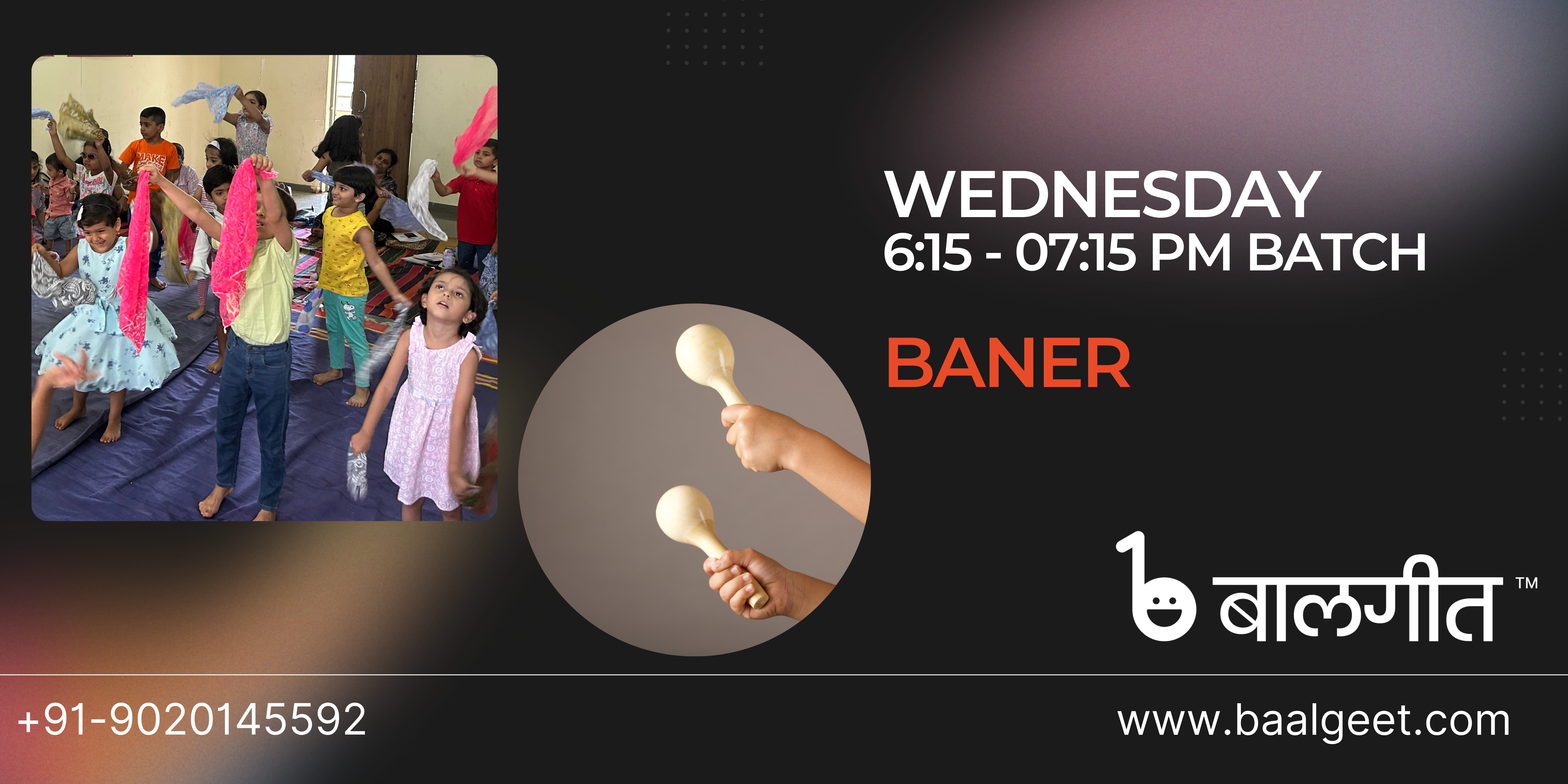 Baner Wednesday 6:15-7:15 PM
