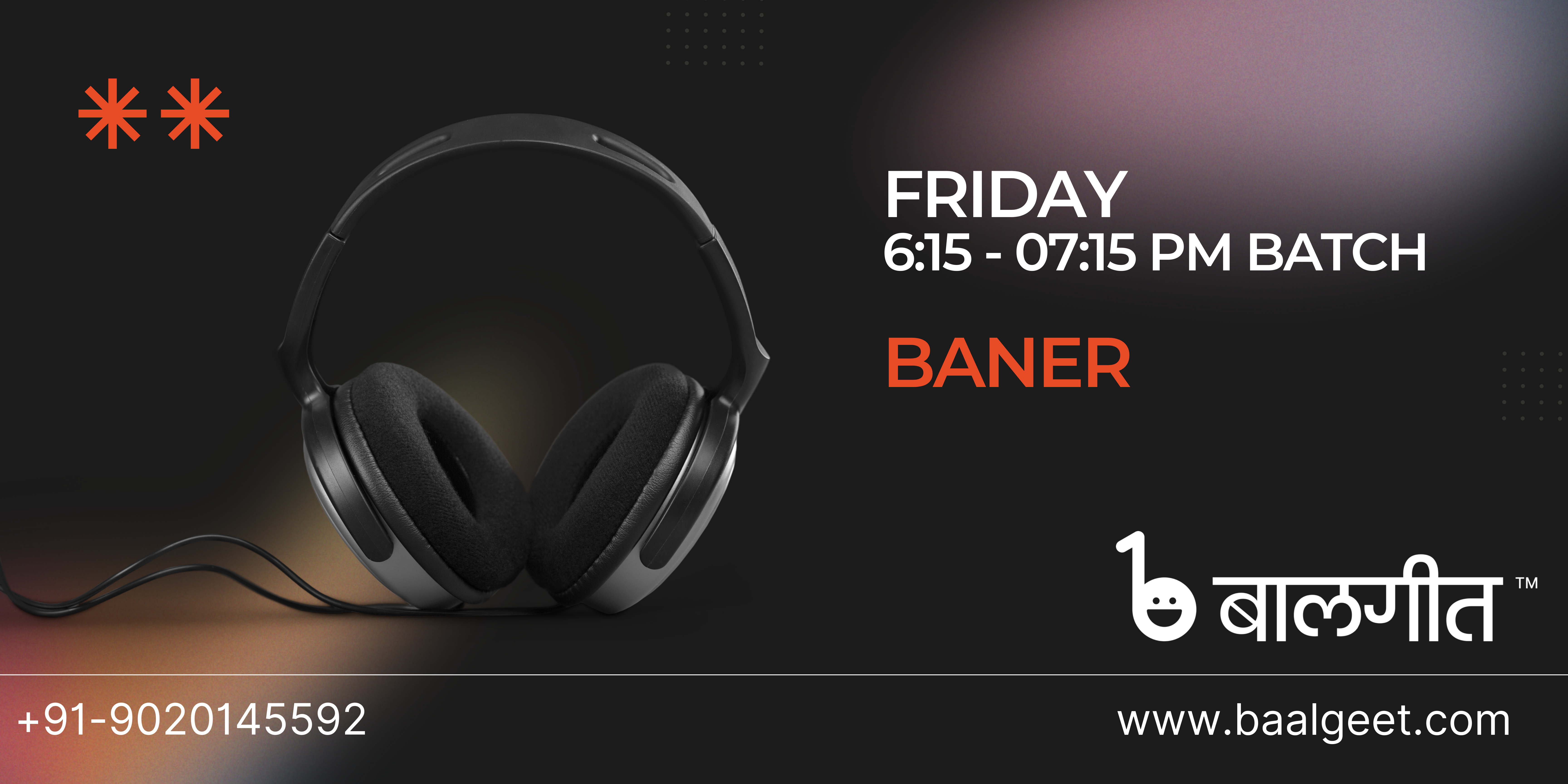 Baner Friday 6:15-7:15 PM