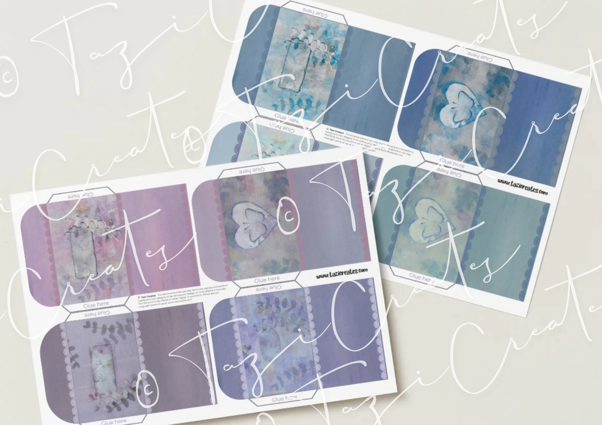 Tazi Creates Mini Envelopes for Journals, Scrapbooks and Papercraft Projects