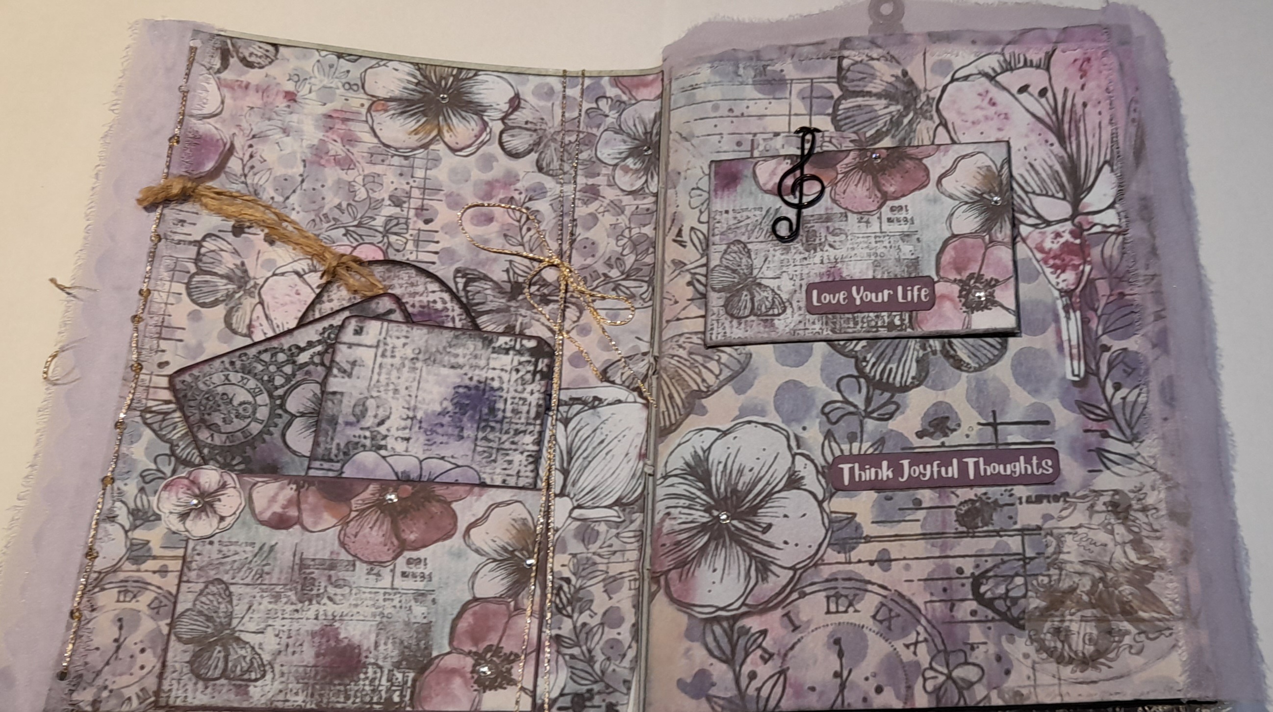 Vintage Floral Journal Pages, Quote Cards, Fussy Cuts & Sentiments x20 Sheets
