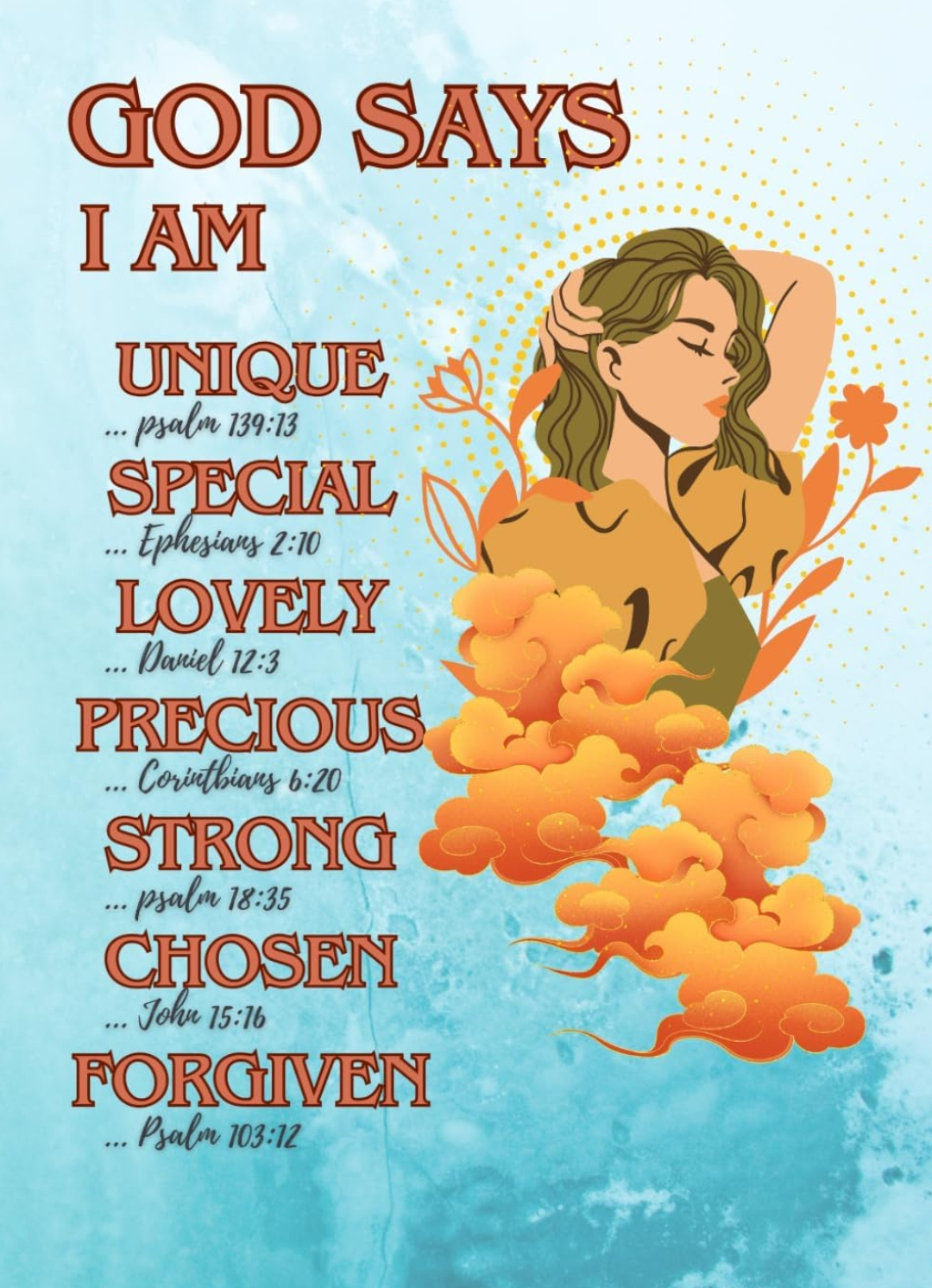 "God Says I Am.." blank journal