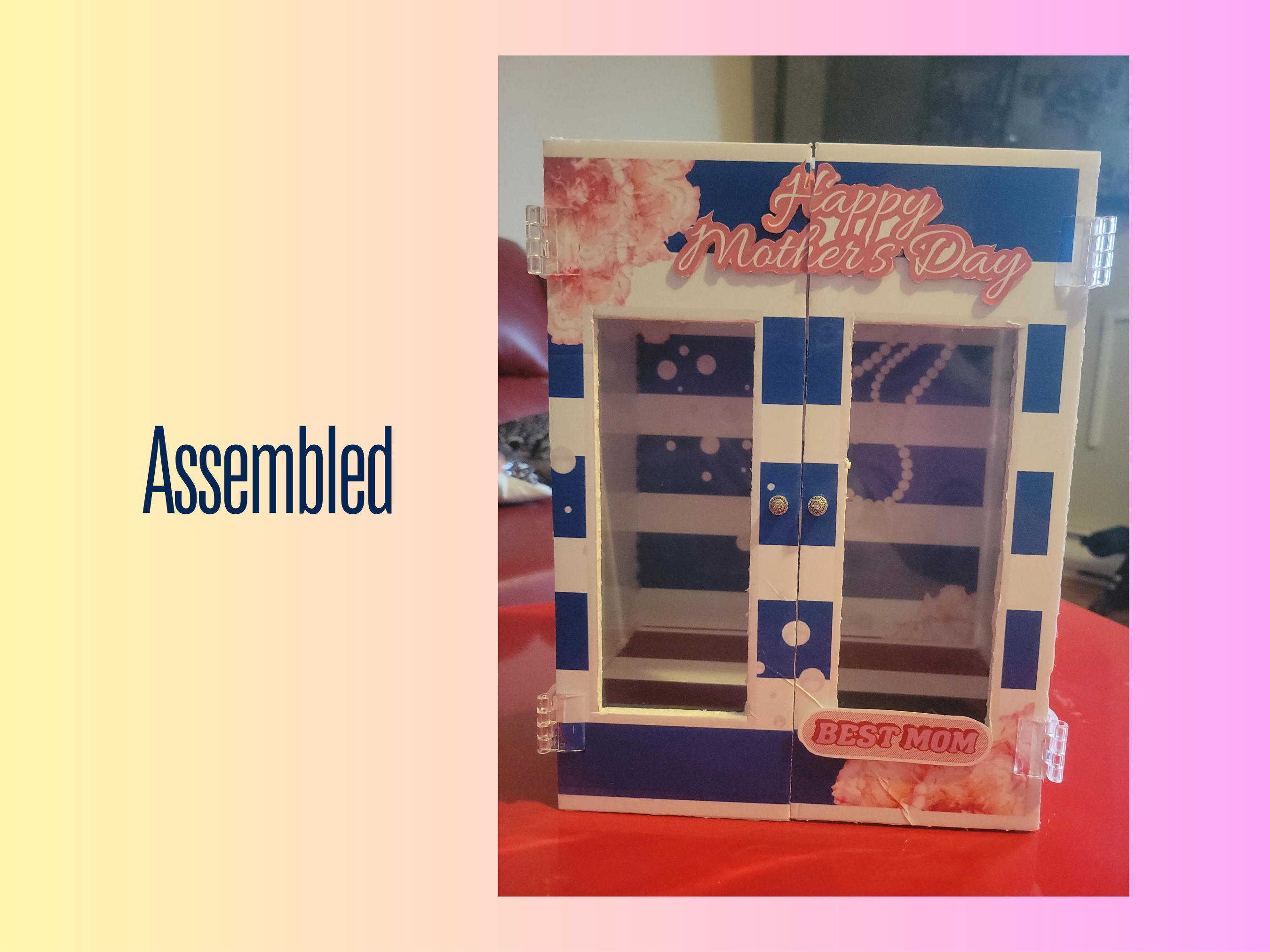 Ready to Print Mother's Day Vending Machine Template