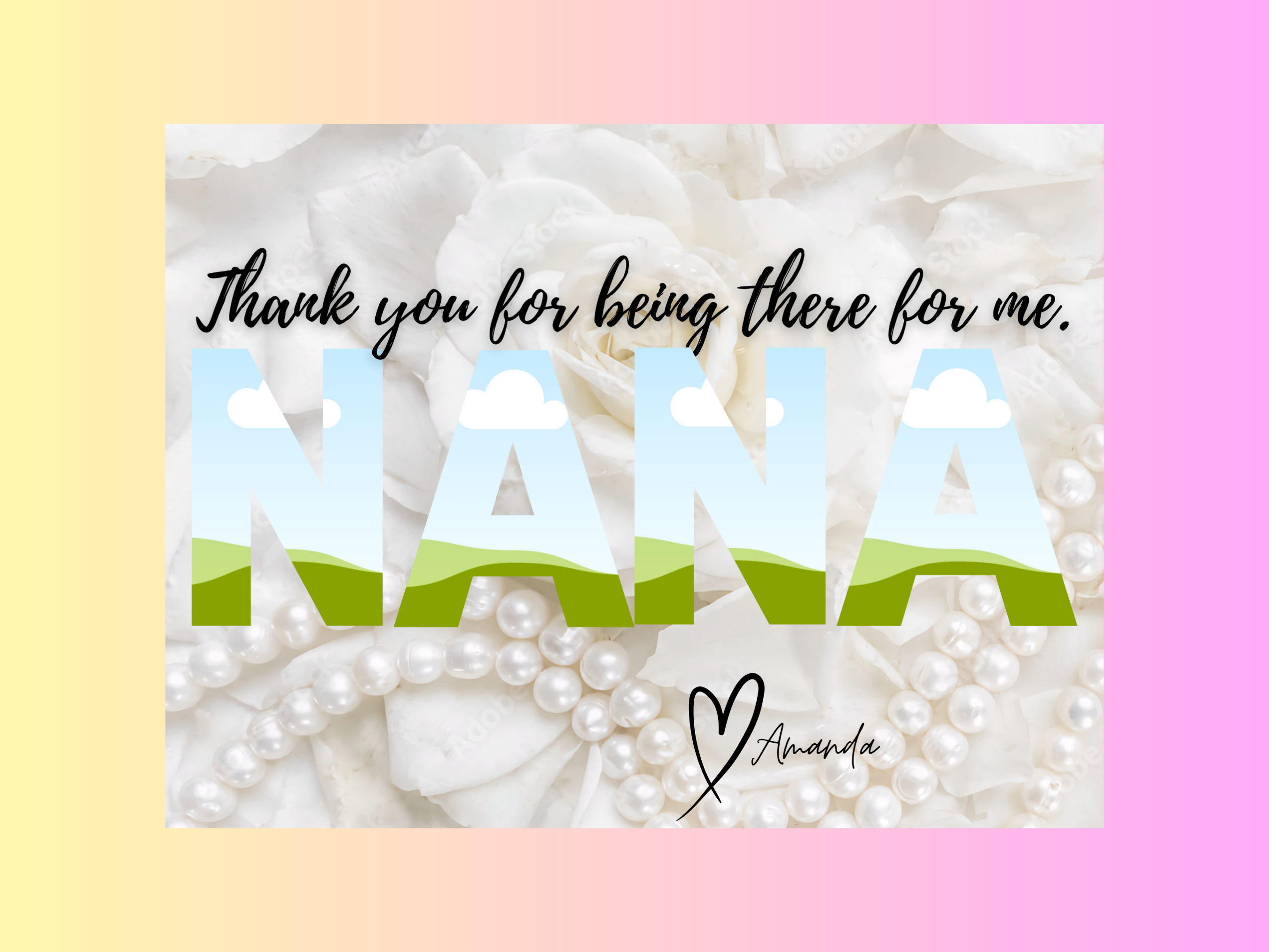 Editable Canva Template Mom photo frame