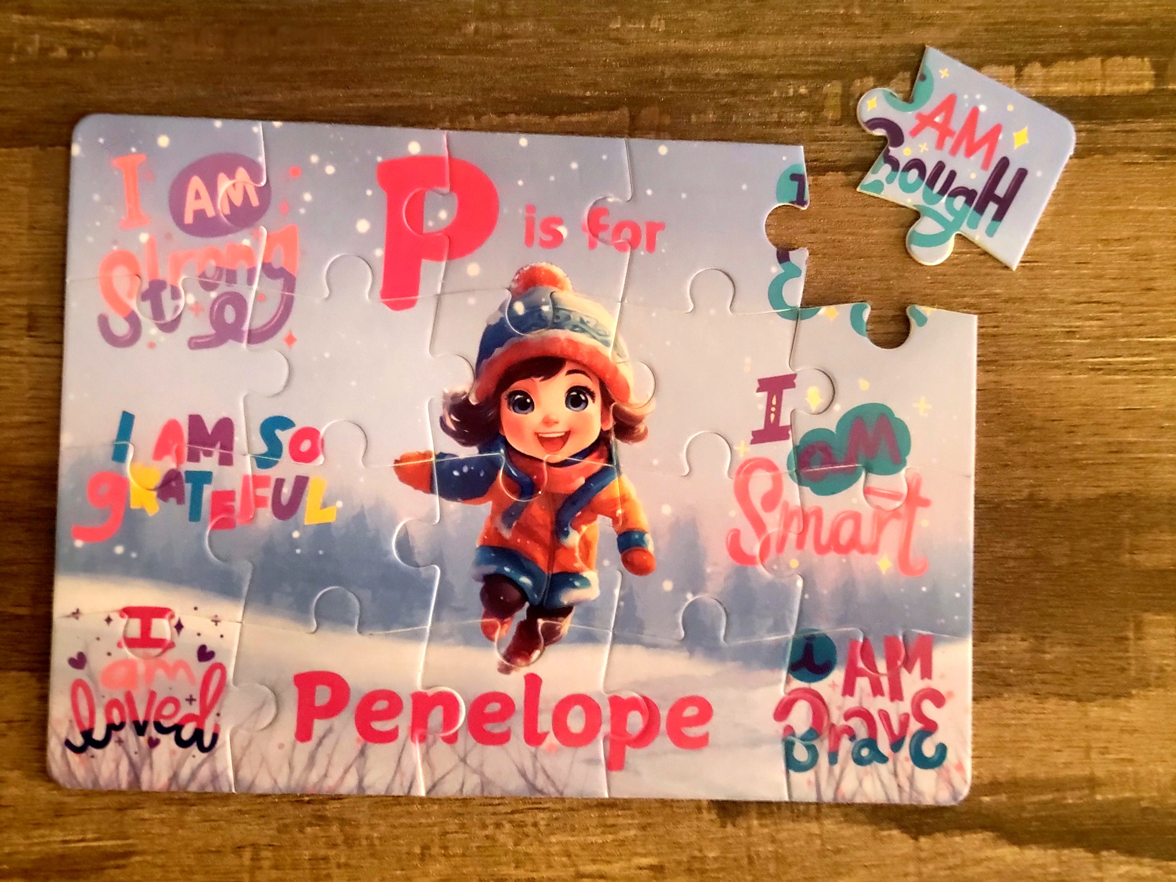 Positive Affirmations Puzzle for Kids