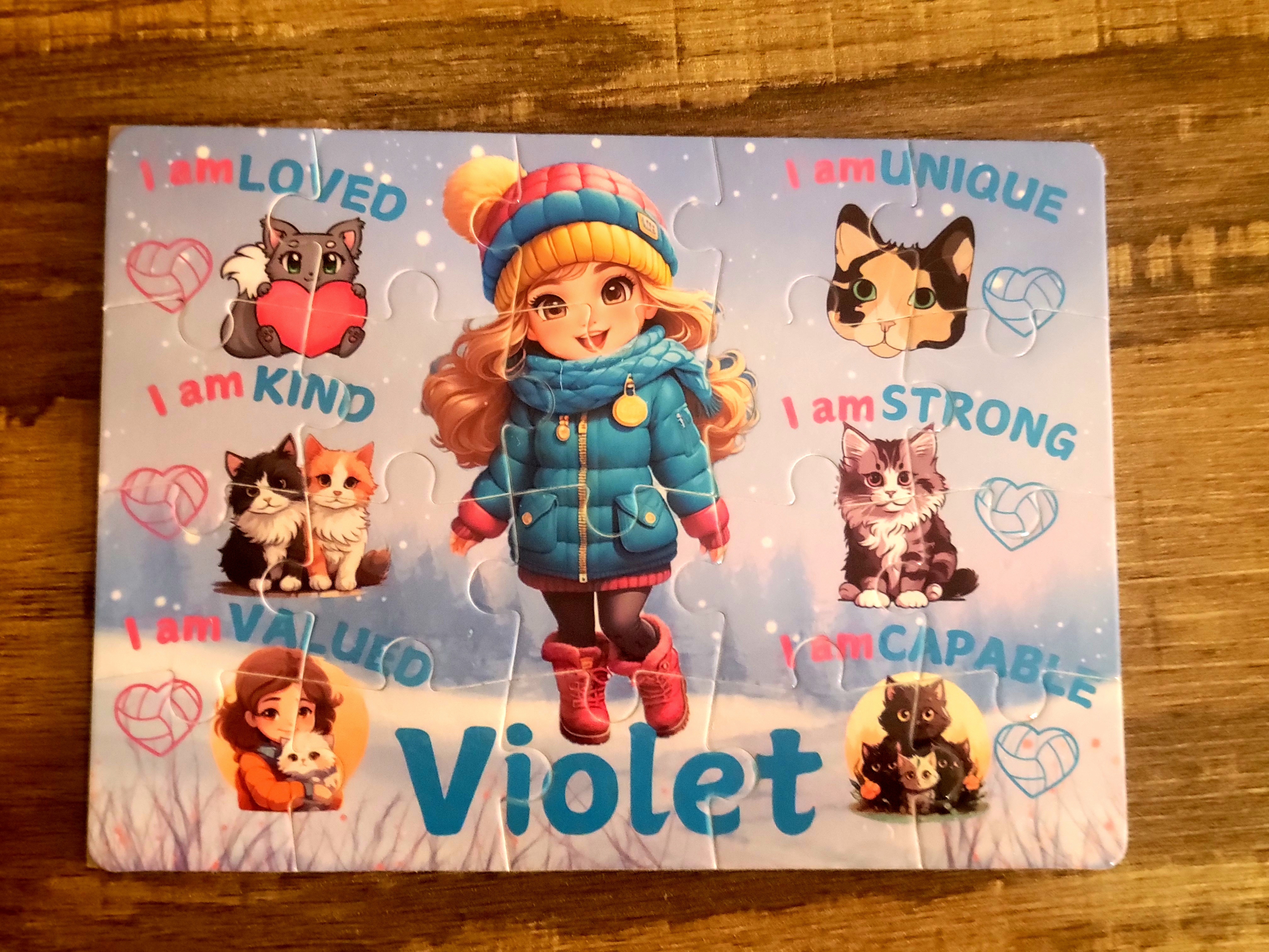 Positive Affirmations Puzzle for Kids