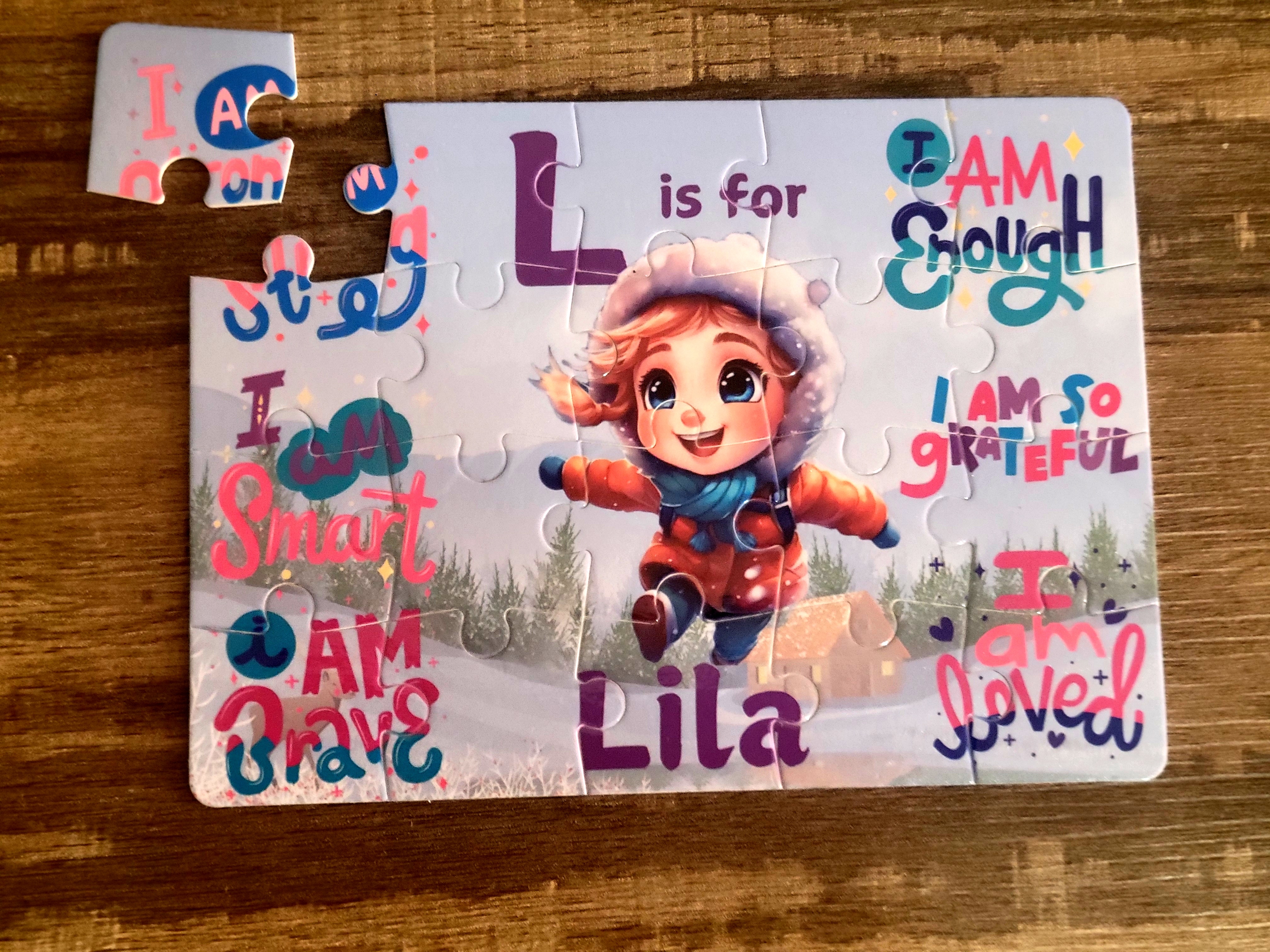 Positive Affirmations Puzzle for Kids