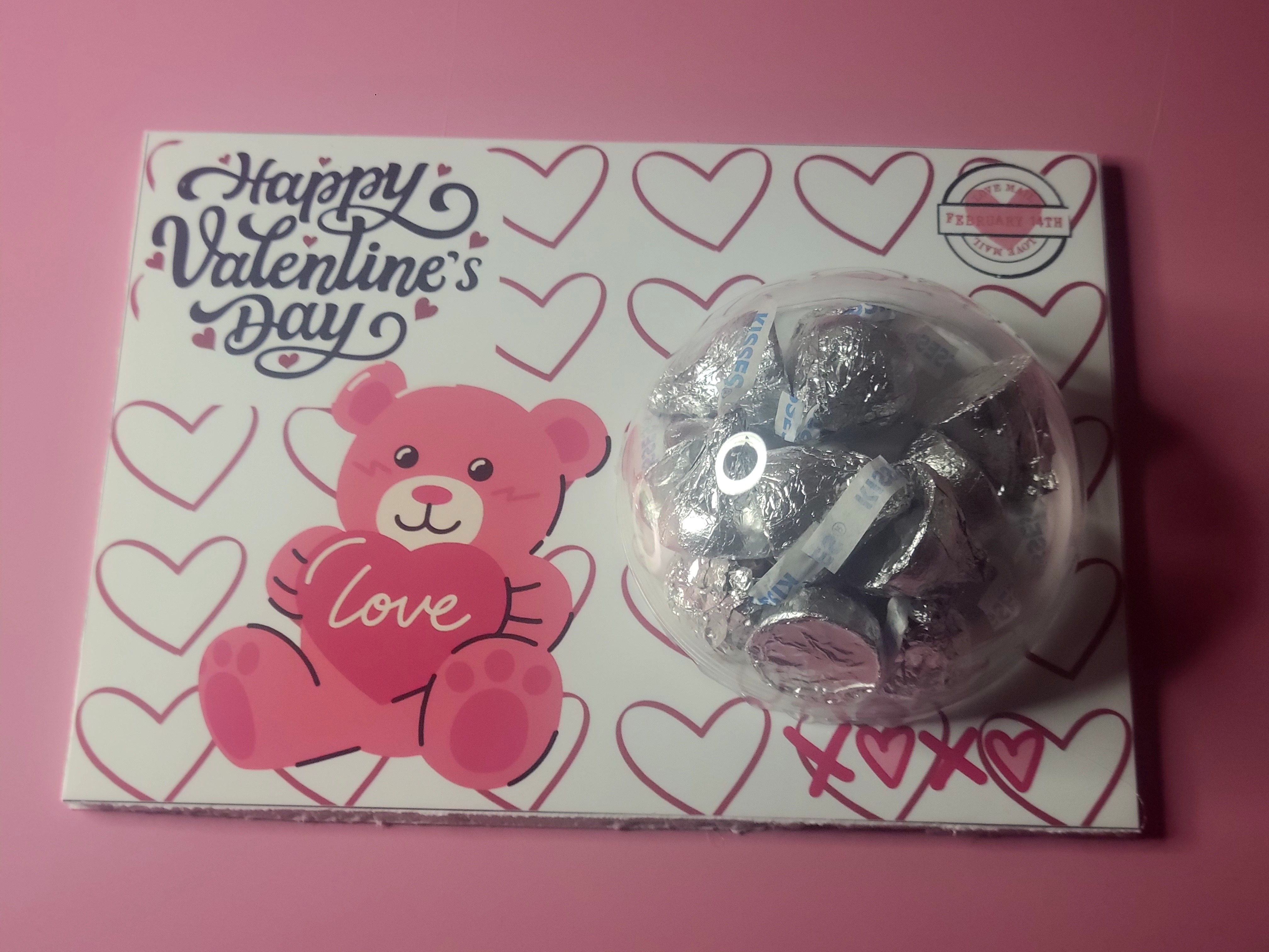 Editable Canva Template: 5x7" Valentine's Day Candy Card 1