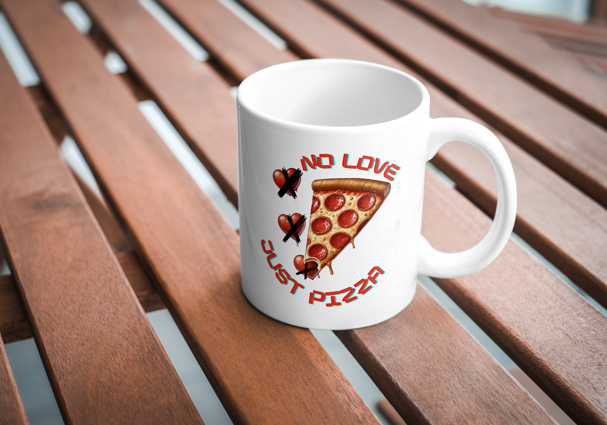 No Love, just Pizza PNG File