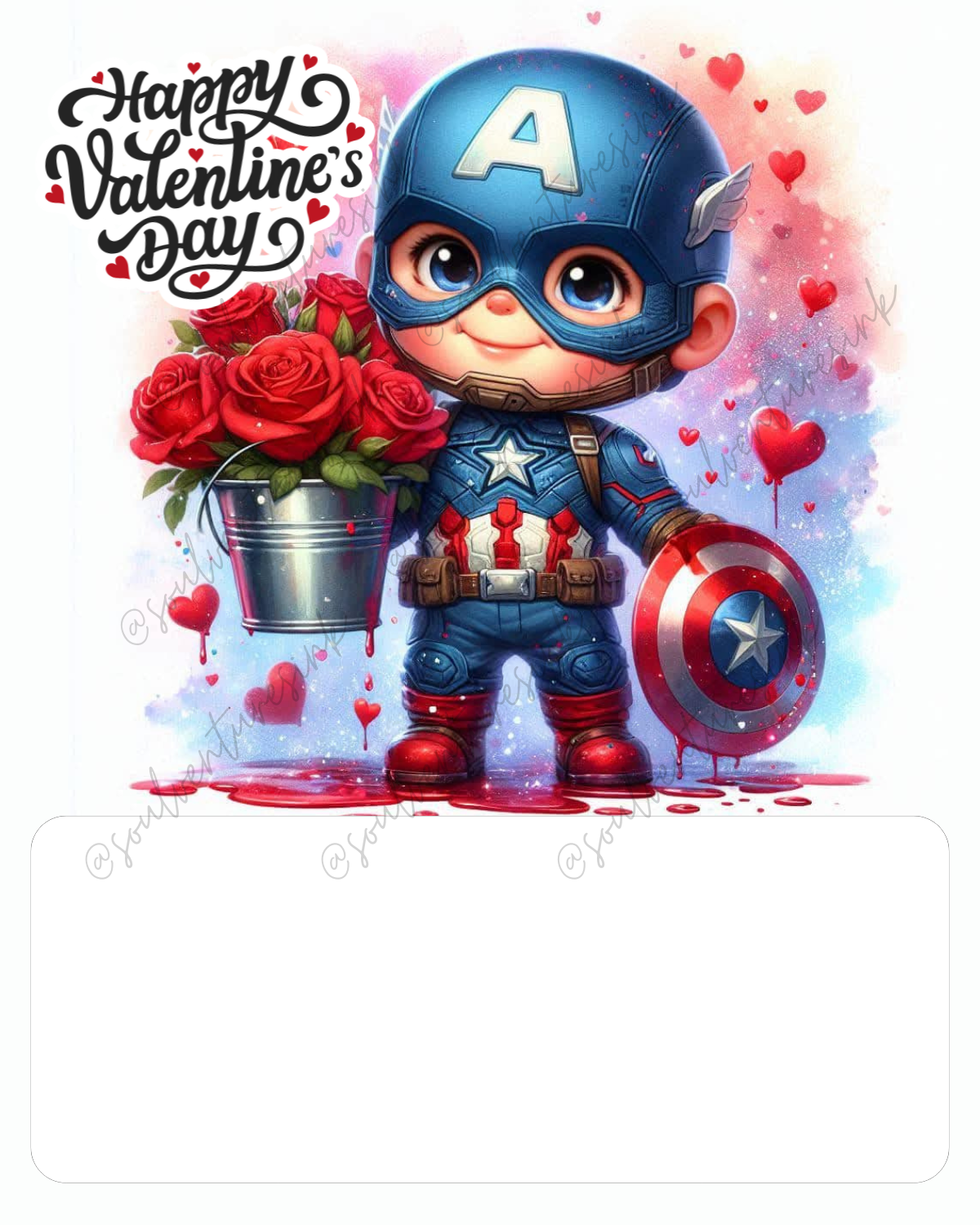 Editable Canva Template: Super Hero Money Cards