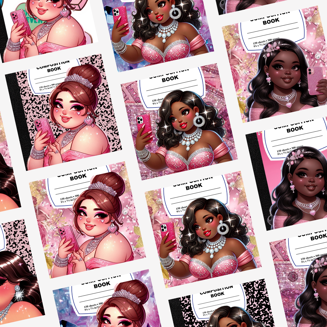 Editable Canva Template: Oh, You Fancy Huh? Composition Notebook Covers 