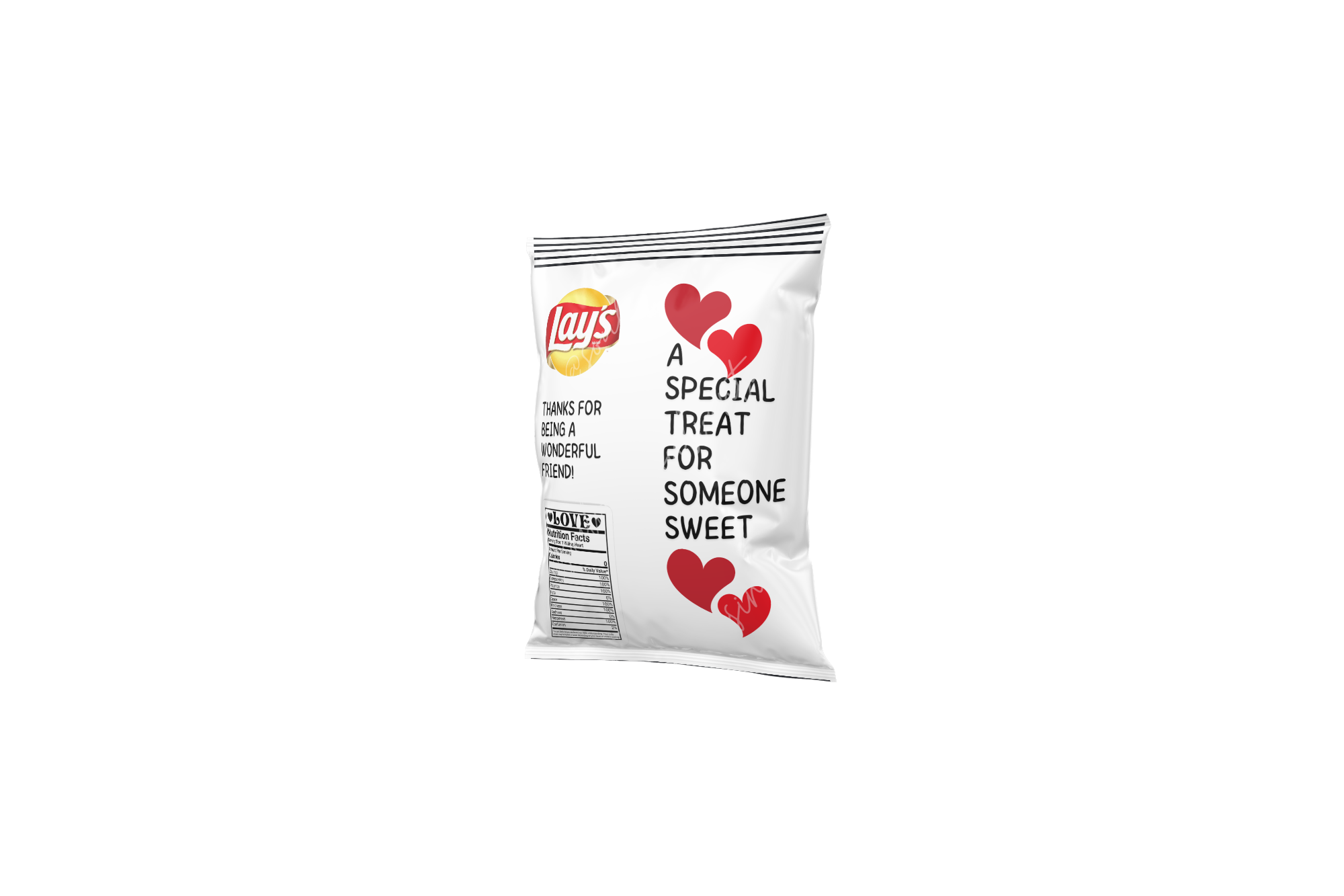 Valentine Chip Bag Templates + Mockups