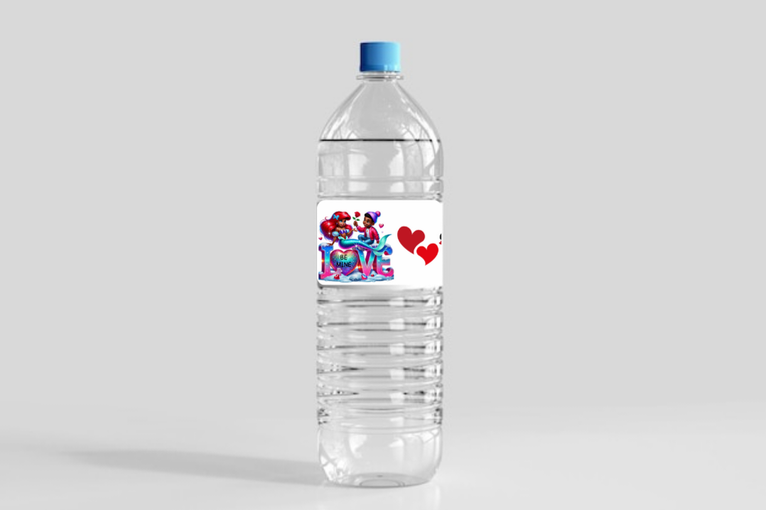 Valentine Water Bottle Party Favor Templates