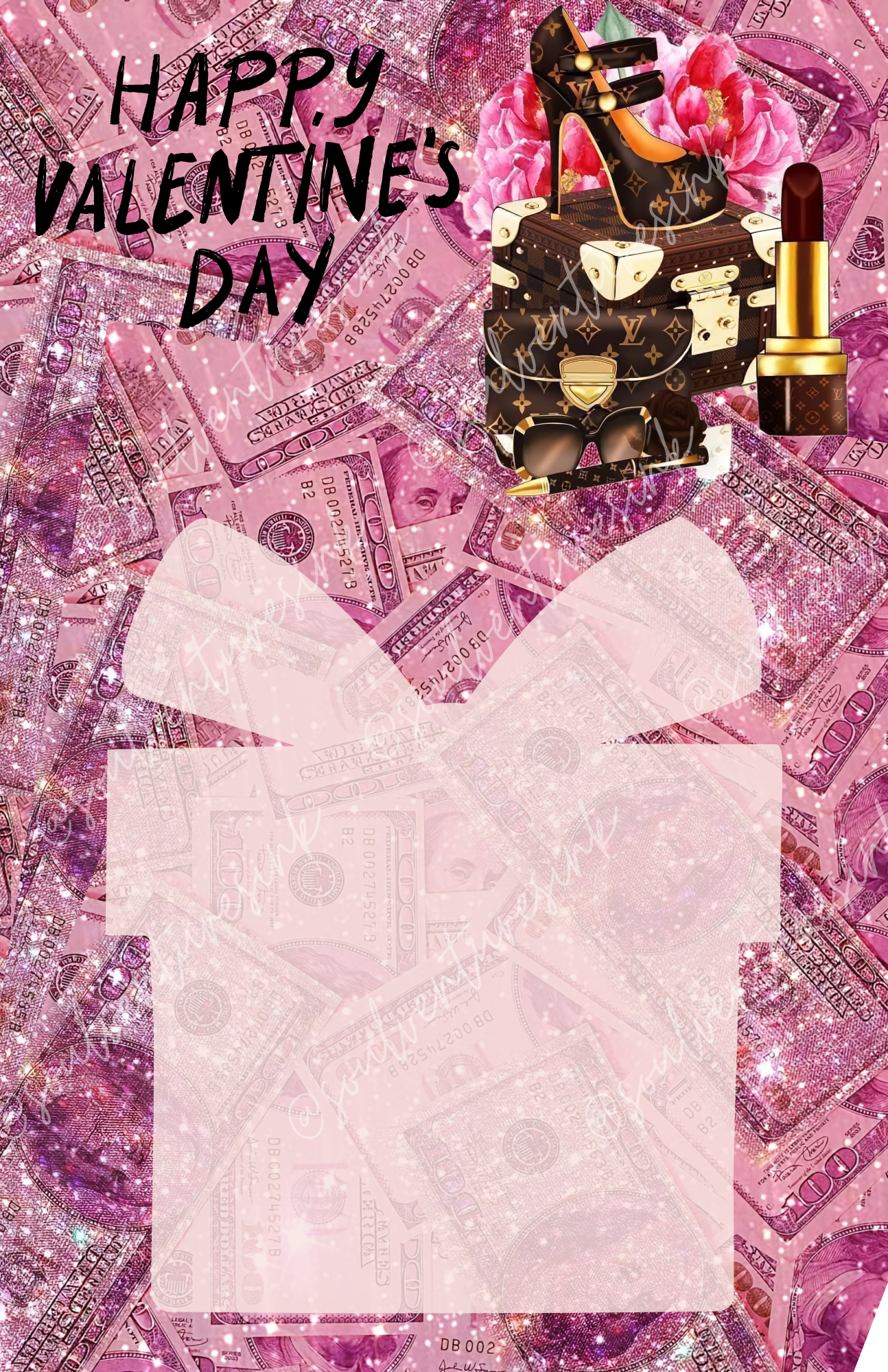 Editable Canva Template- Jumbo Valentine Cards