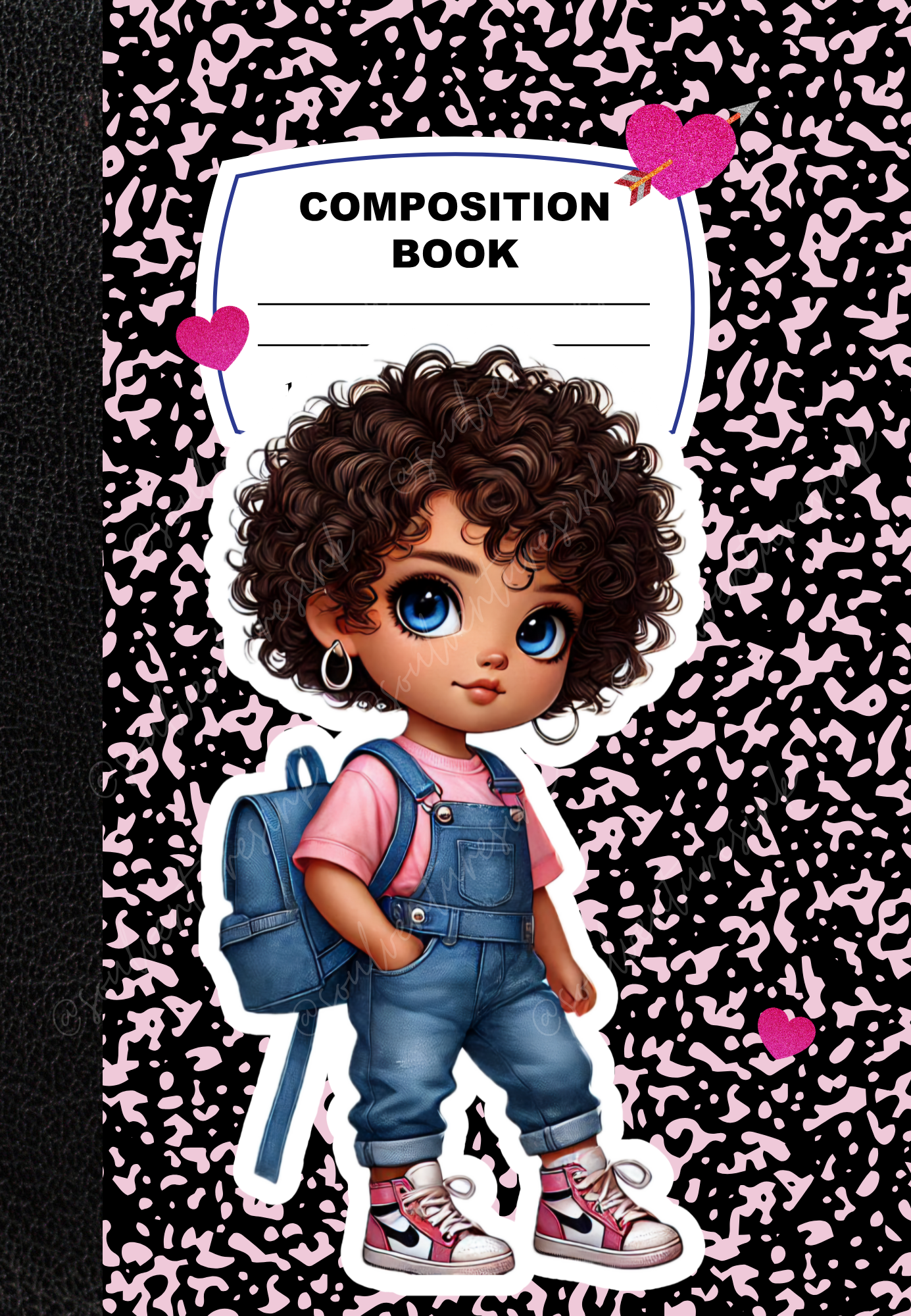 Editable Canva Template: Kids' Composition Notebook Covers 