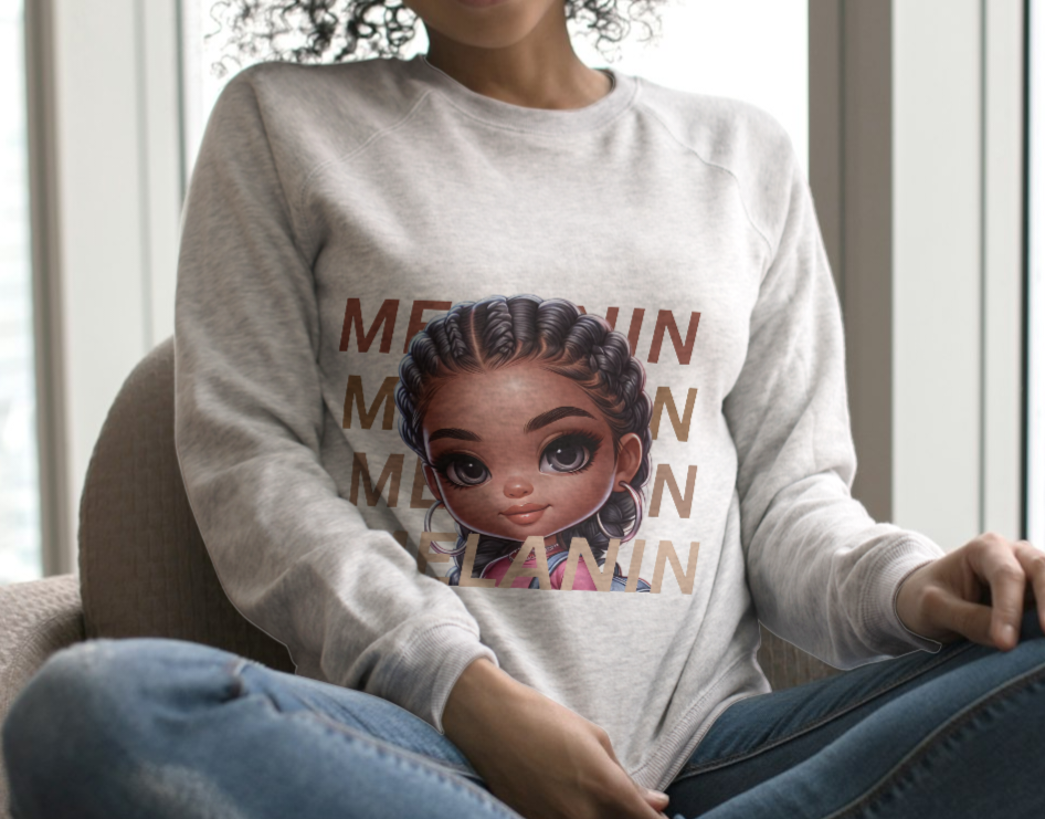 Editable Canva Template: Melanin Queen PNG files