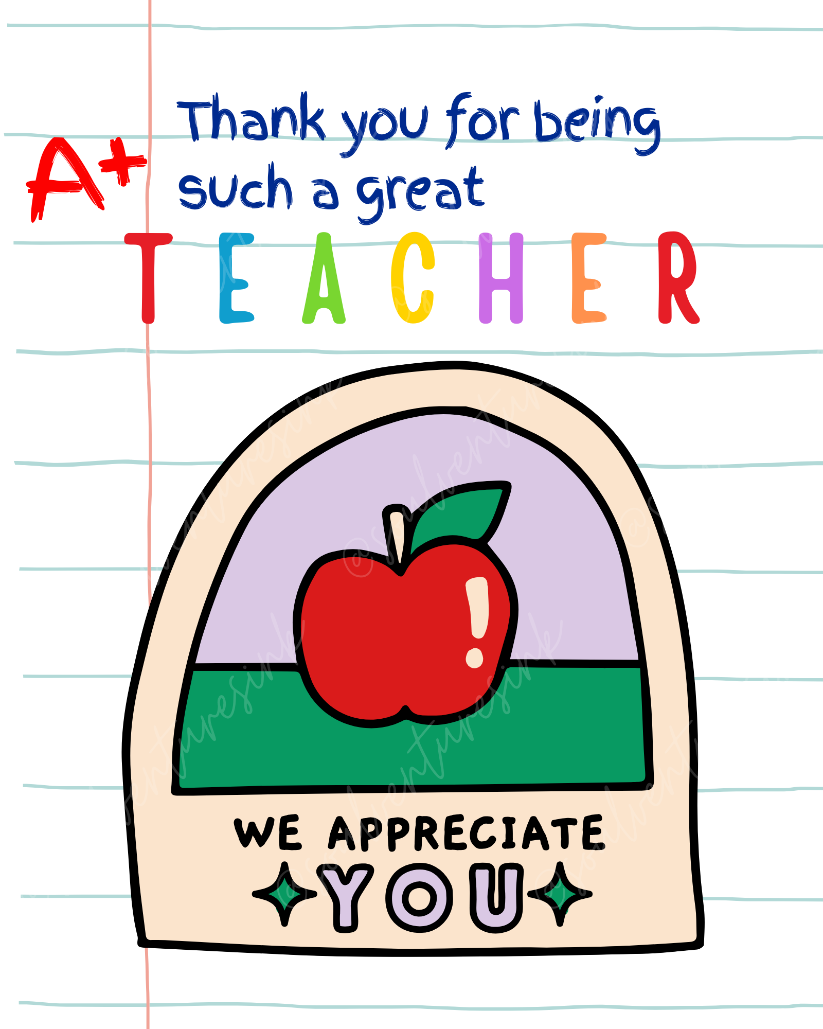 Ready to Print Teacher Vending Machine Template