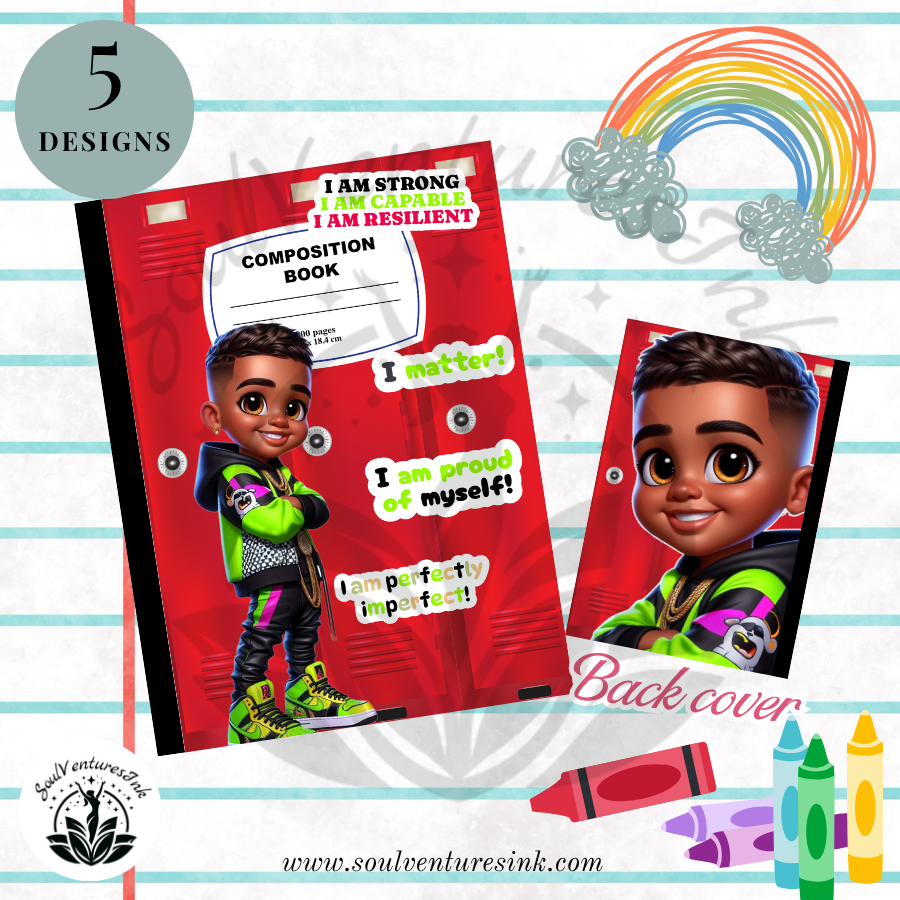 Hip Hop Kids Composition Book Covers