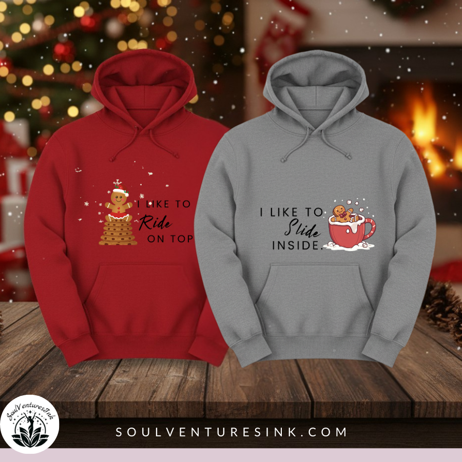 Naughty Gingerbread couples PNG Bundle | Funny Holiday Matching Shirts