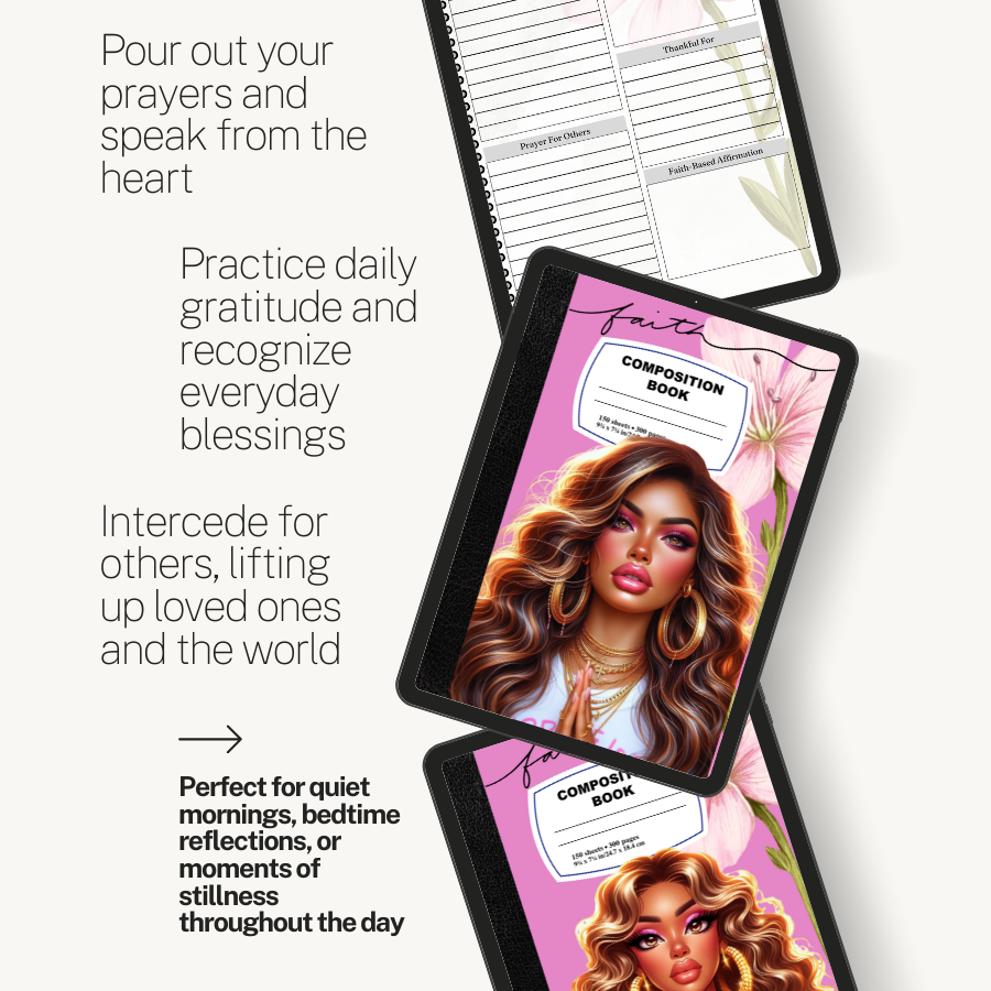 Aligned Woman Faith Based Daily Prayer Journal