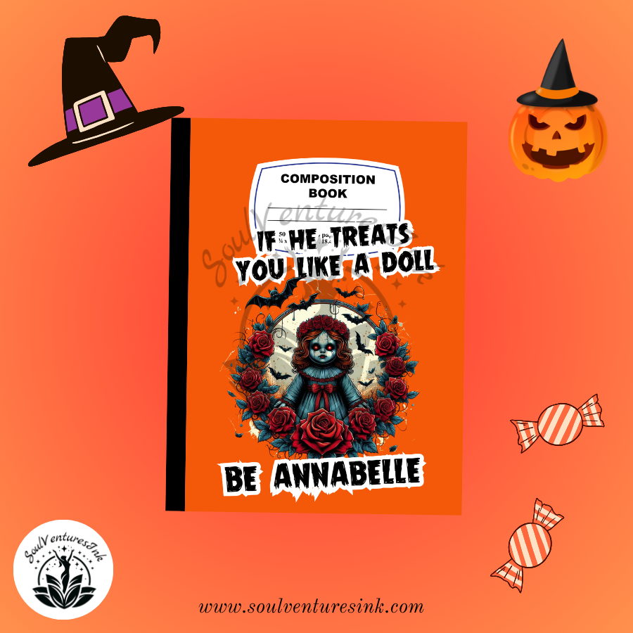 Halloween Horror-Inspired Printable Composition Book Covers
