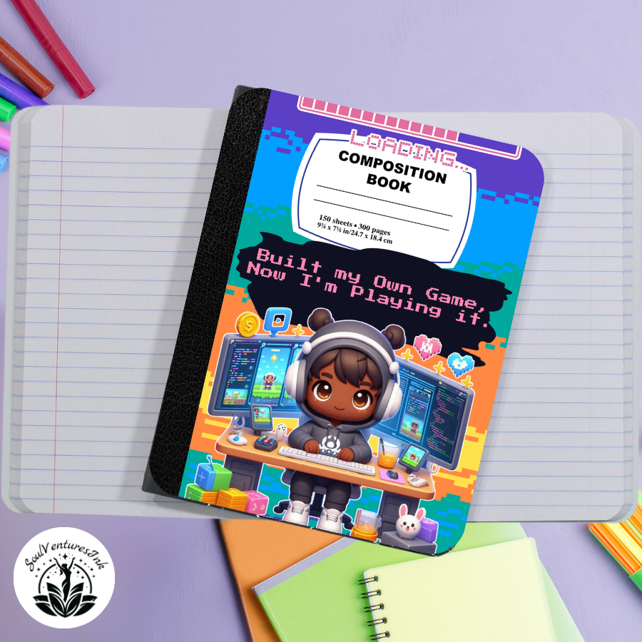 Ready to Print Kid CEO Vibes Composition Book Covers