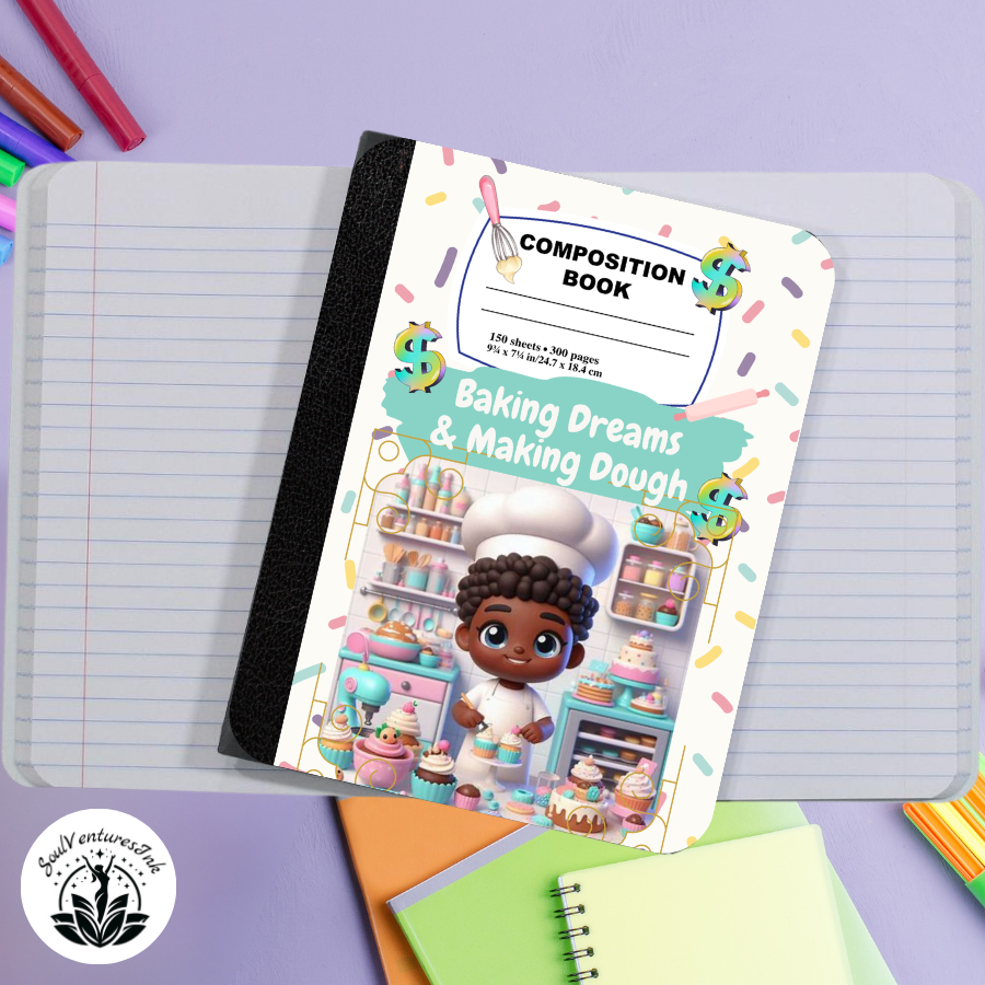 Ready to Print Booked & Busy Composition Book Covers