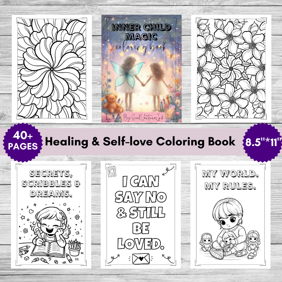 Inner Child Magic - A Healing & Self-Love Coloring Book