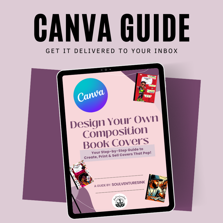 Design Your Own Composition Book Covers in Canva