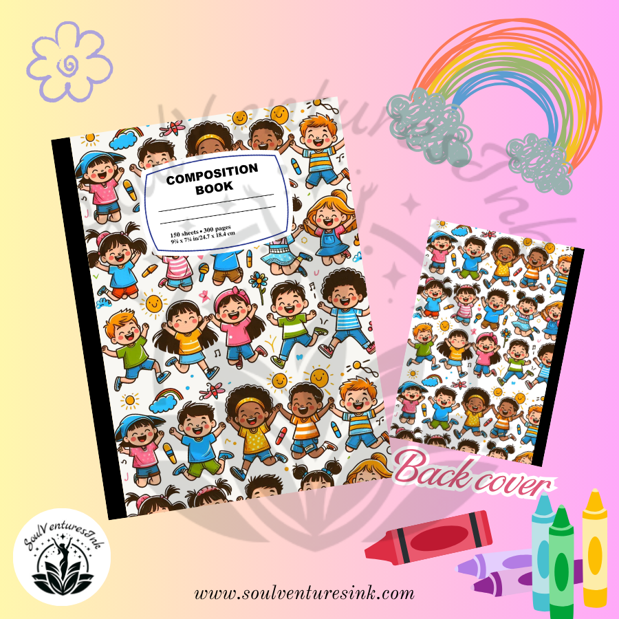 Fun Kids Composition Book Covers