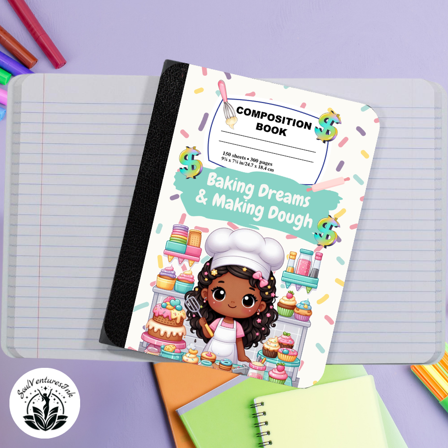 Ready to Print Booked & Busy Composition Book Covers