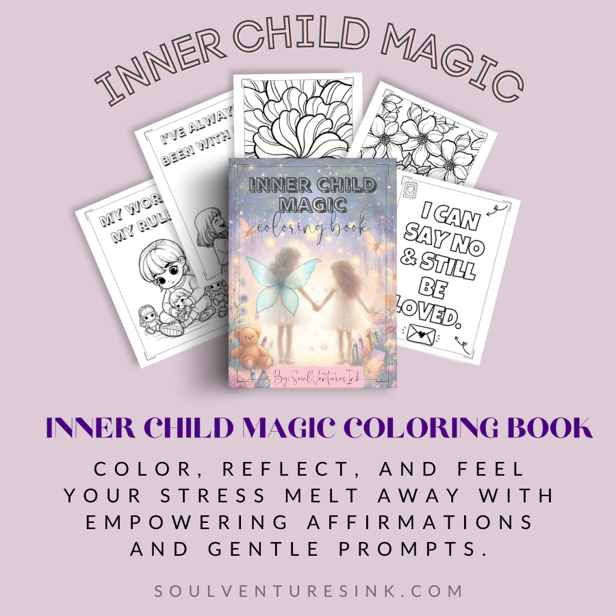 Inner Child Magic – A Healing & Self-Love Printable Coloring Book