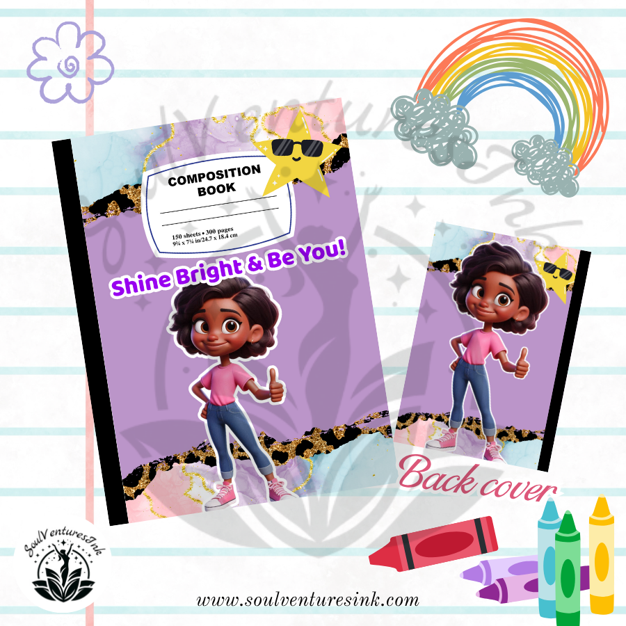 Positive Vibes Composition Book Covers