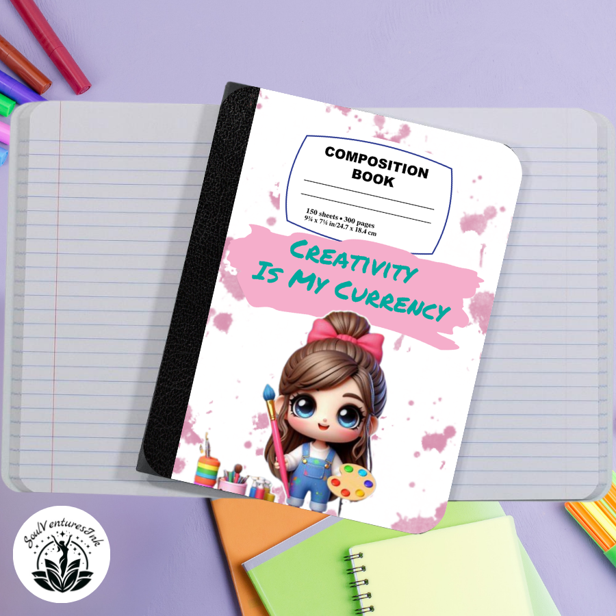 Ready to Print Mind on my Goals 2 Composition Book Covers