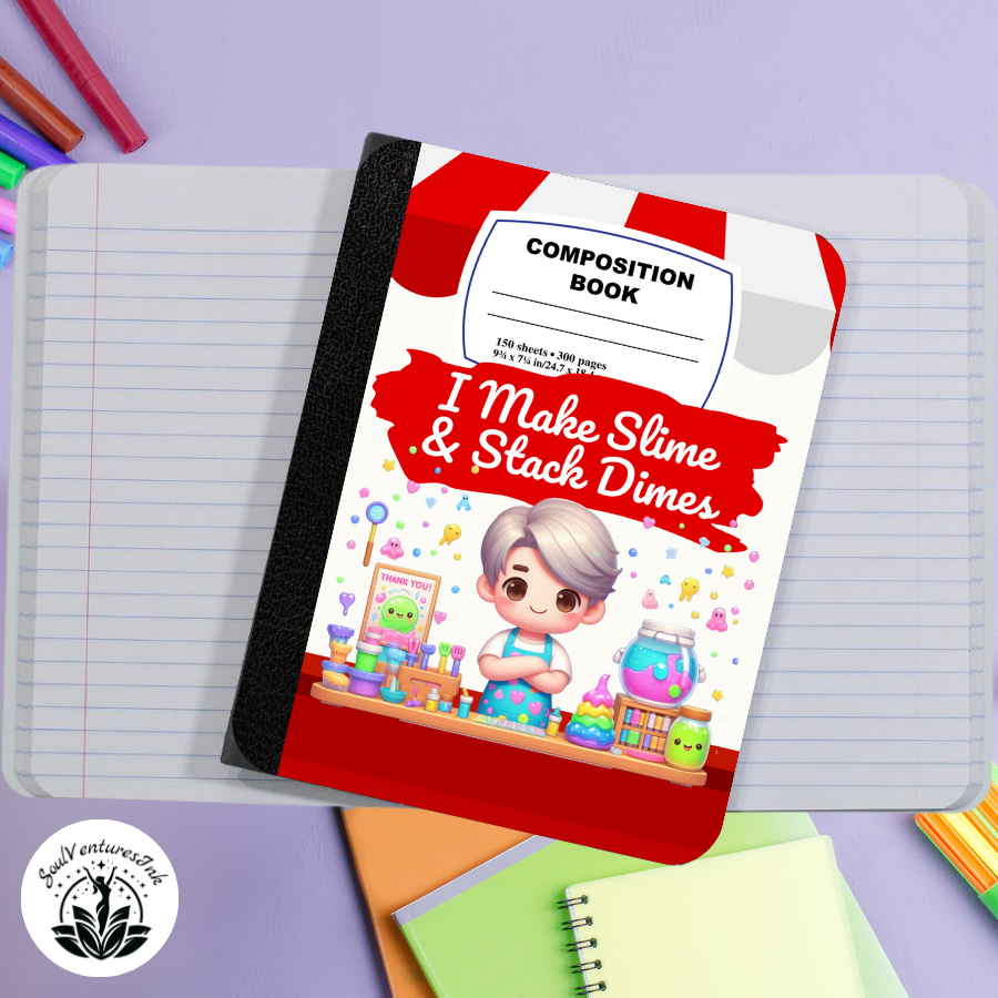 Ready to Print Boss Boy Energy Composition Book Covers