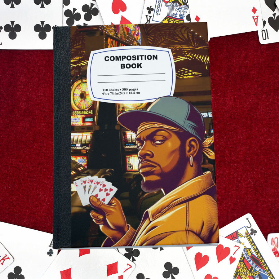 Spades Partner Wanted Printable Composition Book Cover