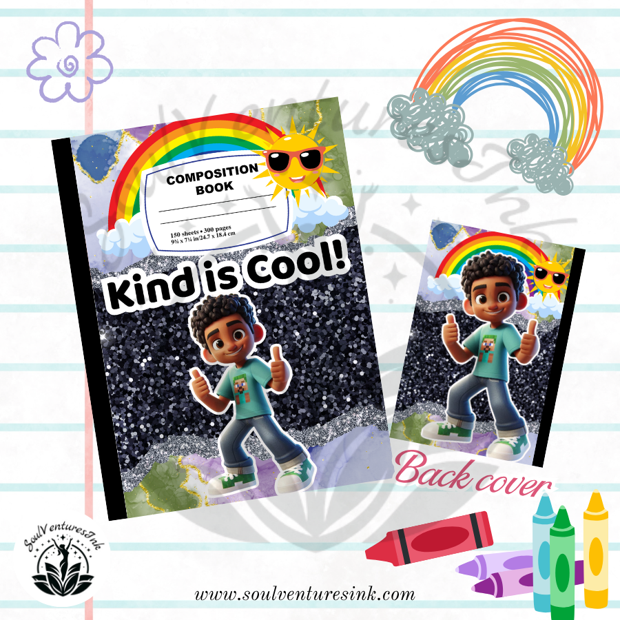 Positive Vibes Composition Book Covers