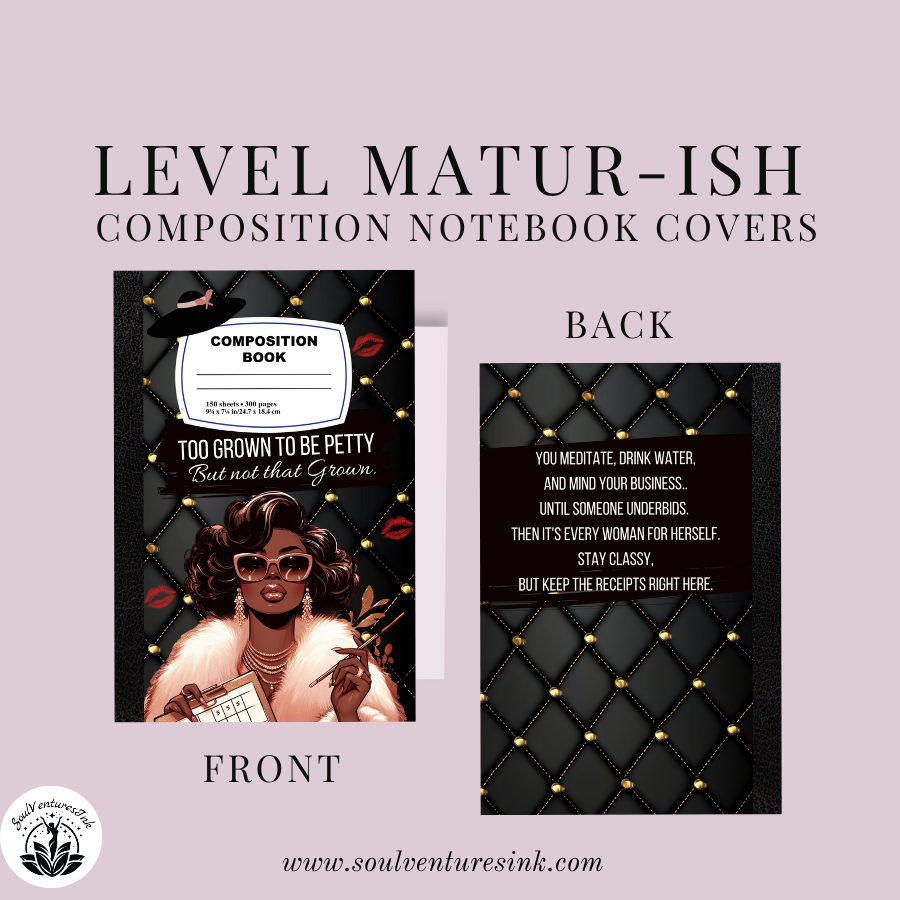 Level Matur-ish Printable Composition Book Cover