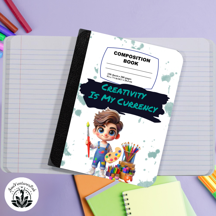 Ready to Print Mind on my Goals 2 Composition Book Covers