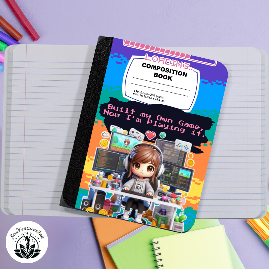 Ready to Print Kid CEO Vibes Composition Book Covers