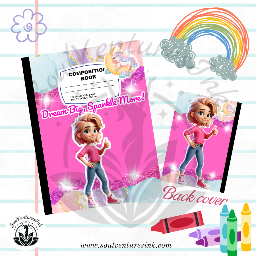 Positive Vibes Composition Book Covers