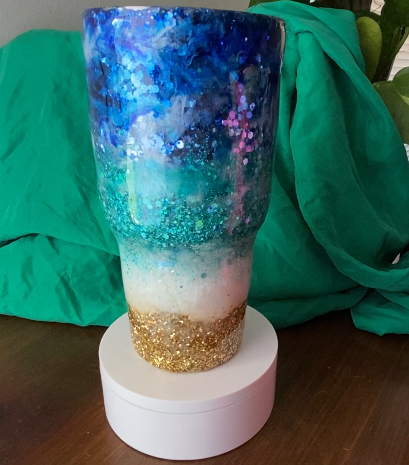 *CLEARANCE* Beach Time! 40oz Curved