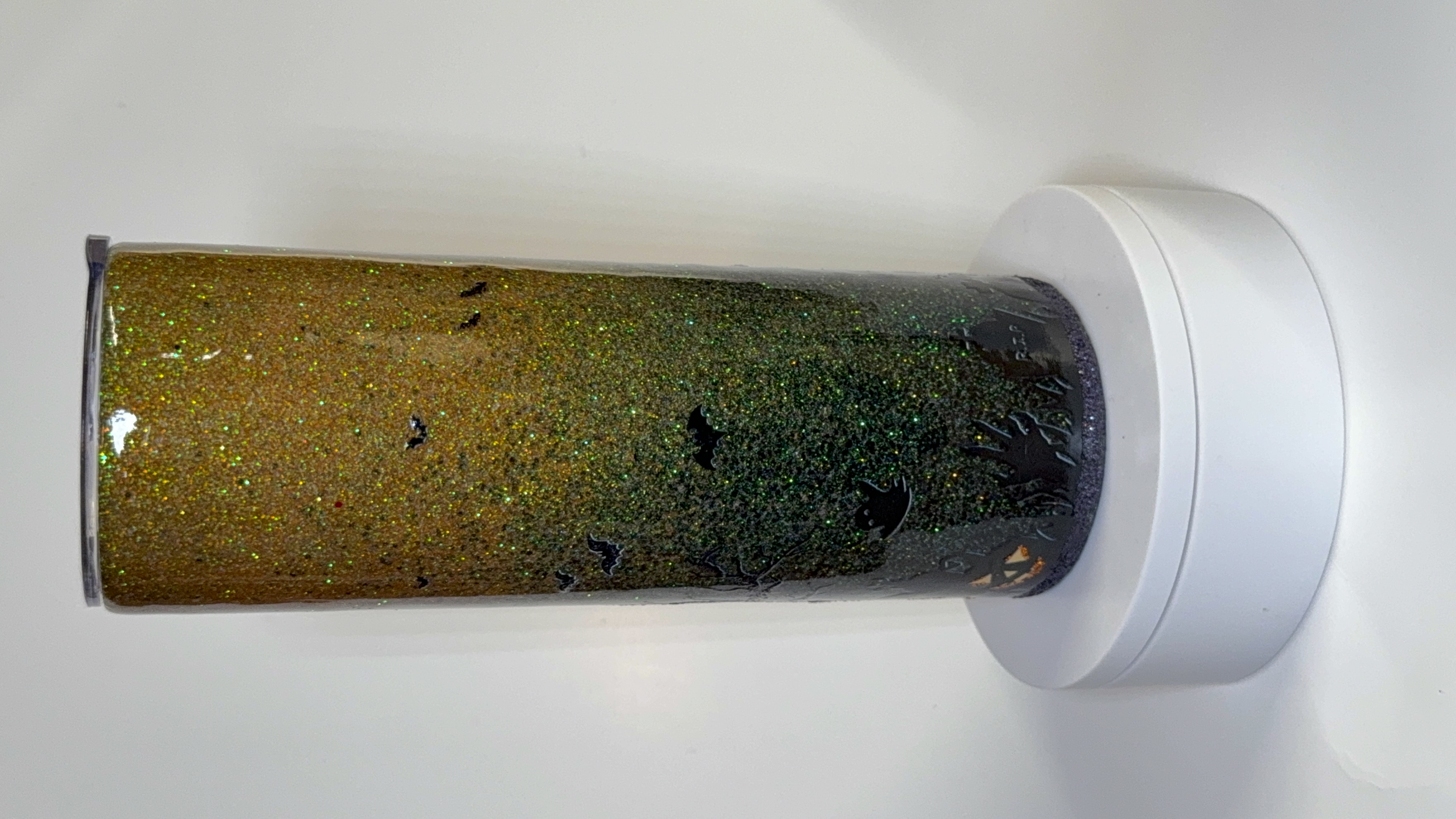 Halloween Glitter Tumbler