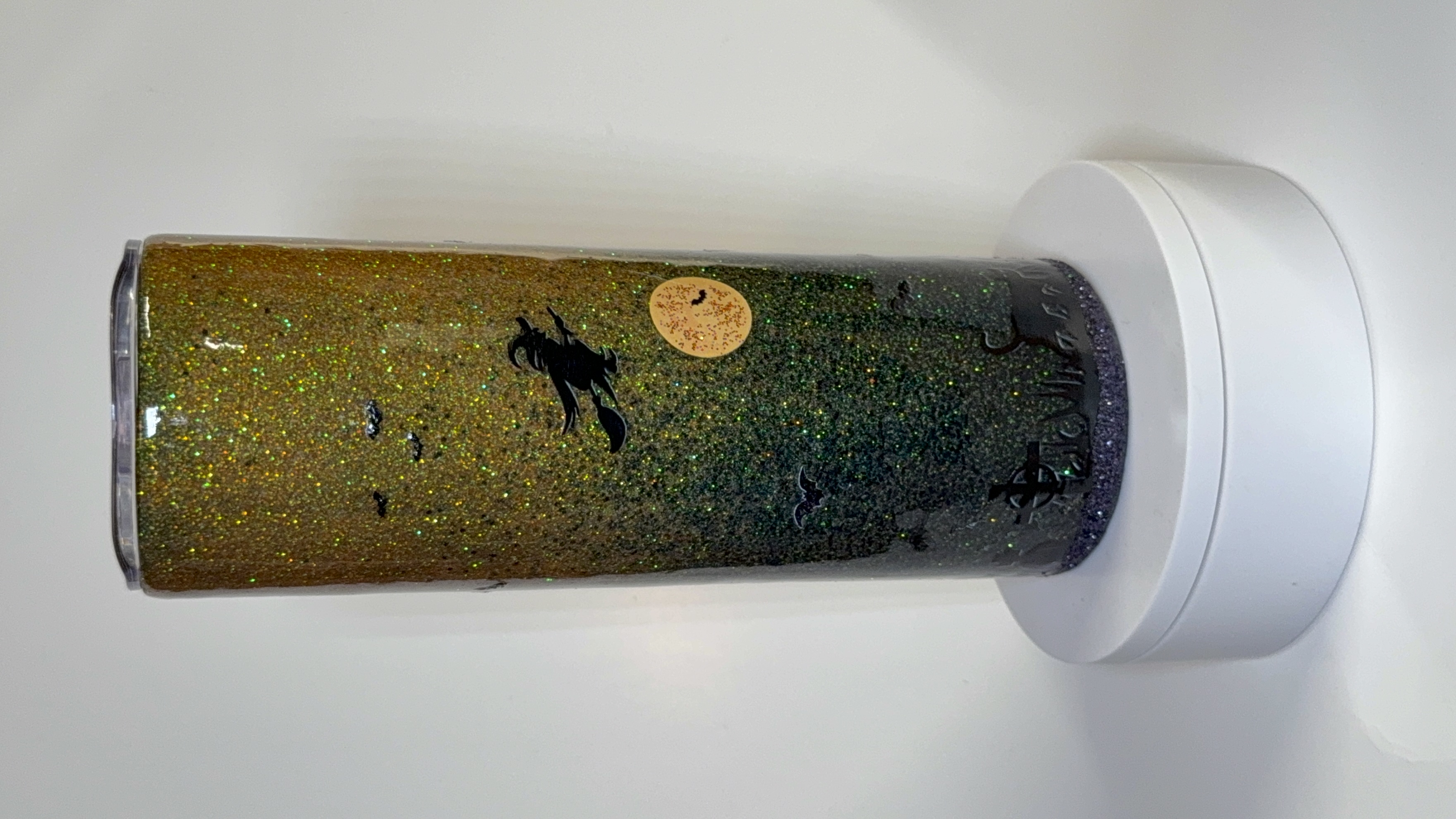 Halloween Glitter Tumbler