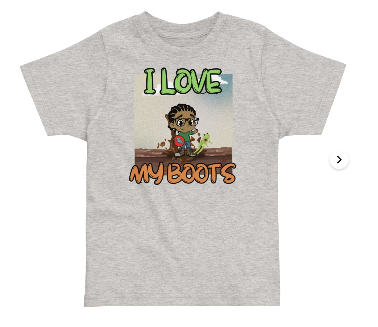 I Love My Boots Tee (Toddler 2T-6T)