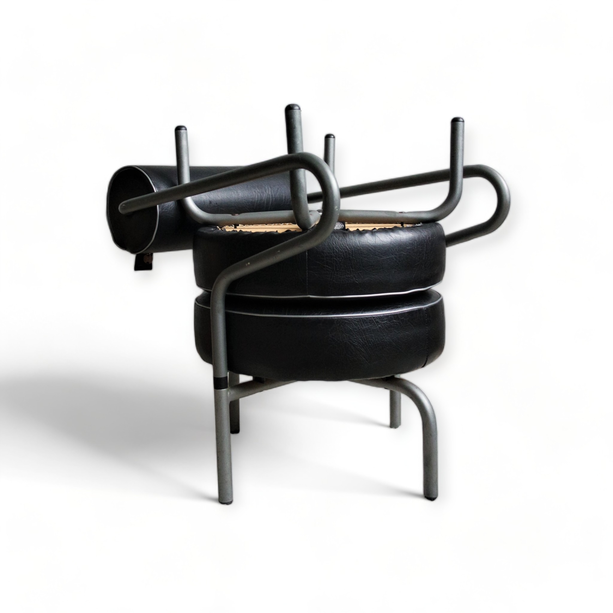 Vintage armchair with hocker Natural Choice