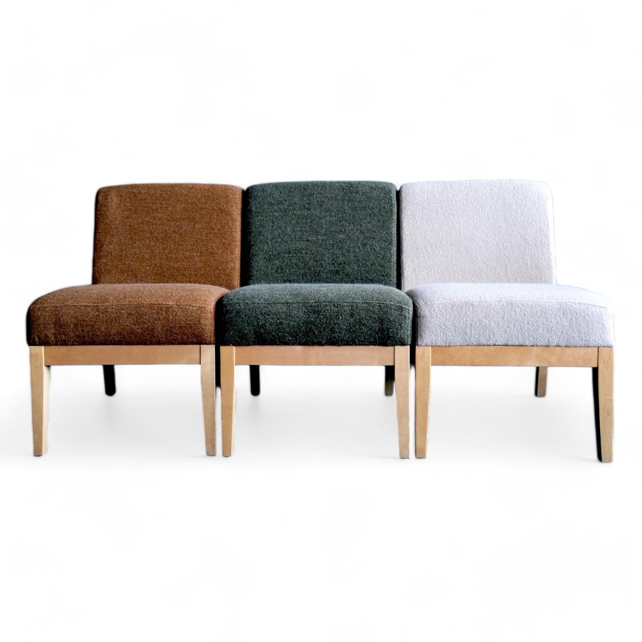 Vintage modular armchairs