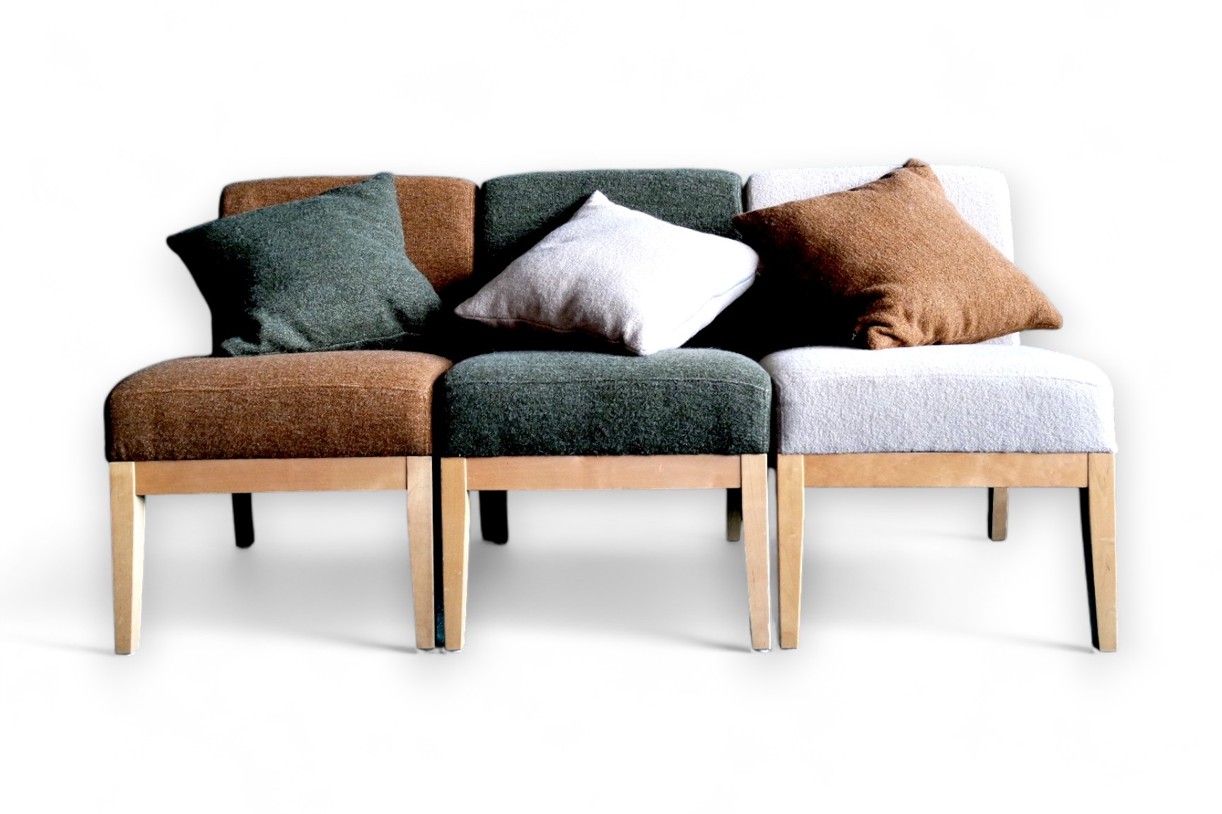 Vintage modular armchairs